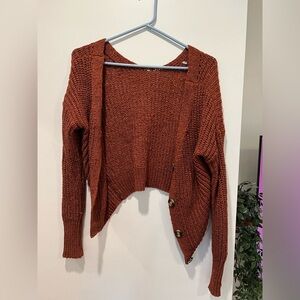 Burgundy sweater